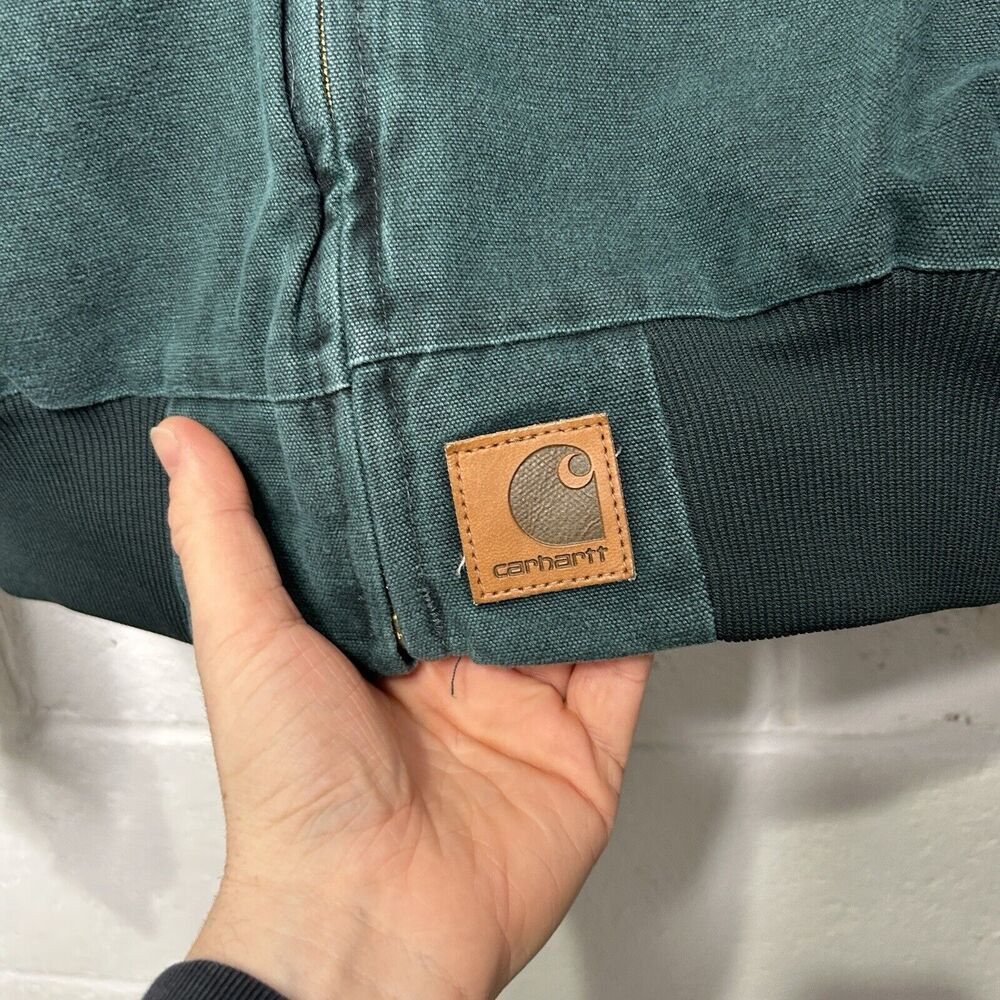 Vintage Carhartt Quilted Santa Fe Jacket “Hunter Green” J14HTG - Picture 3 of 13